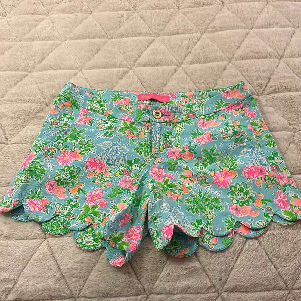Lily Pulitzer x Disney Parks shorts. NWOT. Size 2. Never worn.